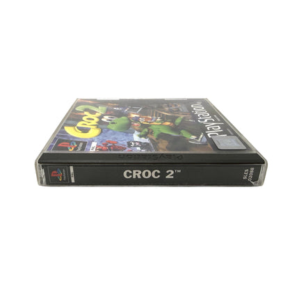 Croc 2 PlayStation 1 – tranche du boîtier et référence SLES-02088