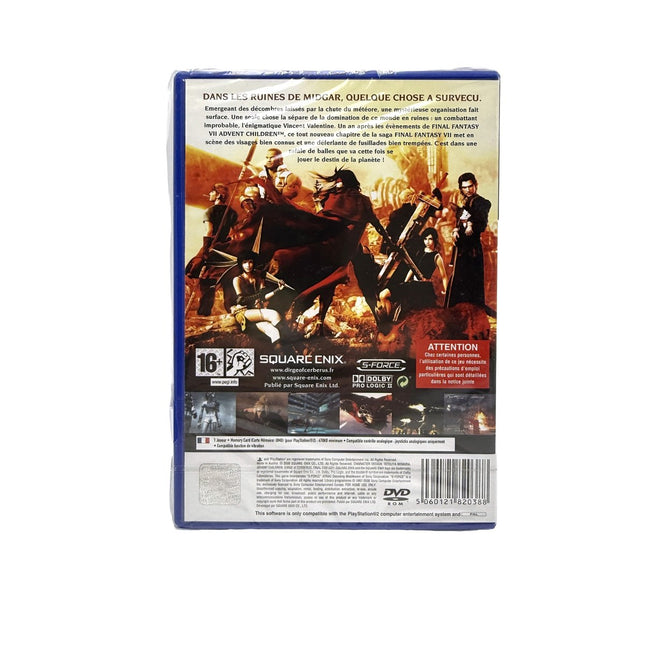 Dirge of Cerberus Final Fantasy VII Playstation 2 neuf sous blister – dos