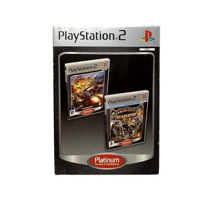 Coffret Jak X + Ratchet Gladiator Playstation 2 Platinum