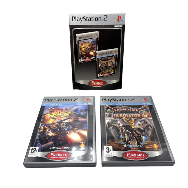 Coffret Jak X + Ratchet Gladiator Playstation 2 Platinum