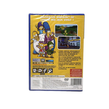Les Simpson Le Jeu Playstation 2 – dos