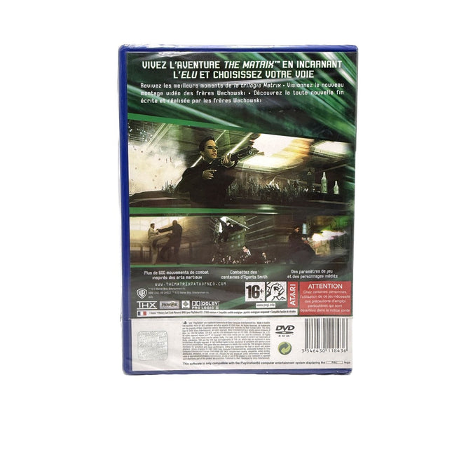 The Matrix Path of Neo Playstation 2 neuf sous blister – dos