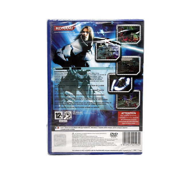 NanoBreaker Playstation 2 neuf sous blister – dos