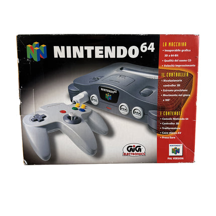 Boîte Nintendo 64 PAL italienne GiG Electronics, face avant