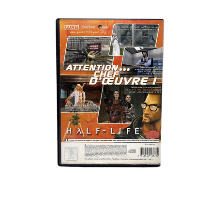 Half-Life PlayStation 2 – jaquette arrière