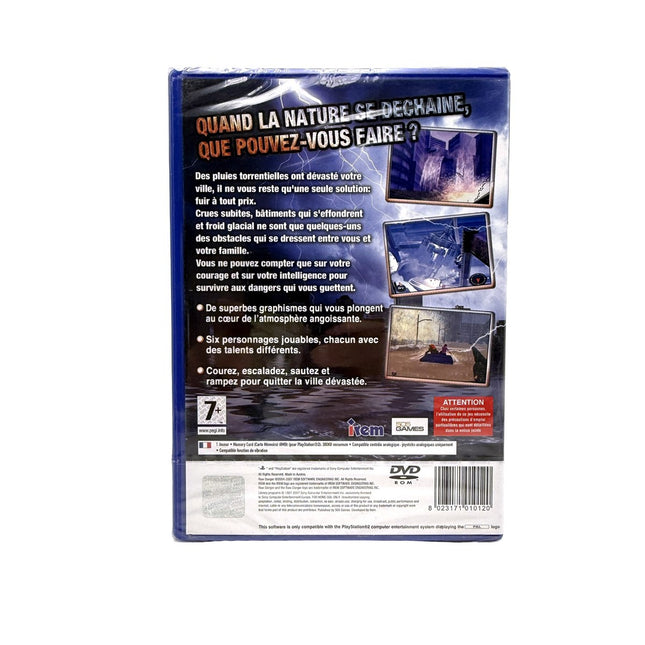 Raw Danger! Playstation 2 neuf sous blister – dos