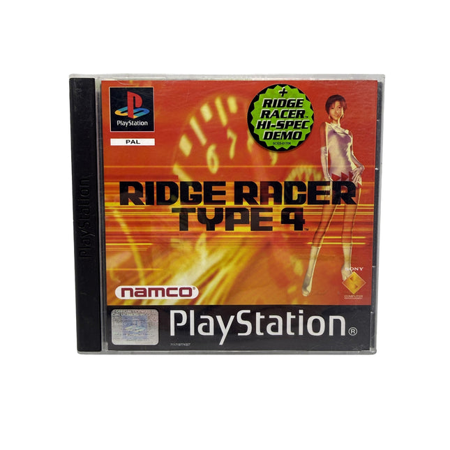 Ridge Racer Type 4 PlayStation 1 (avec démo Hi-Spec)