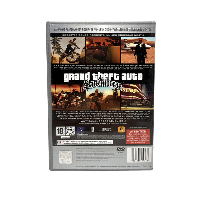 Grand Theft Auto San Andreas PlayStation 2 (Platinum)
