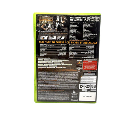 Guitar Hero Metallica Xbox 360 (Not for resale)