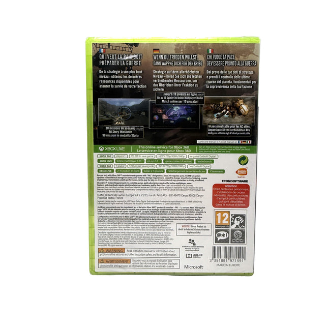 Armored Core Verdict Day Xbox 360 (Neuf sous blister)