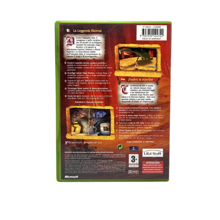 Dragon's Lair 3D Return to the Lair Xbox - face arrière