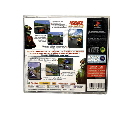 Monaco Grand Prix Racing Simulation 2 Playstation 1 - face arrière