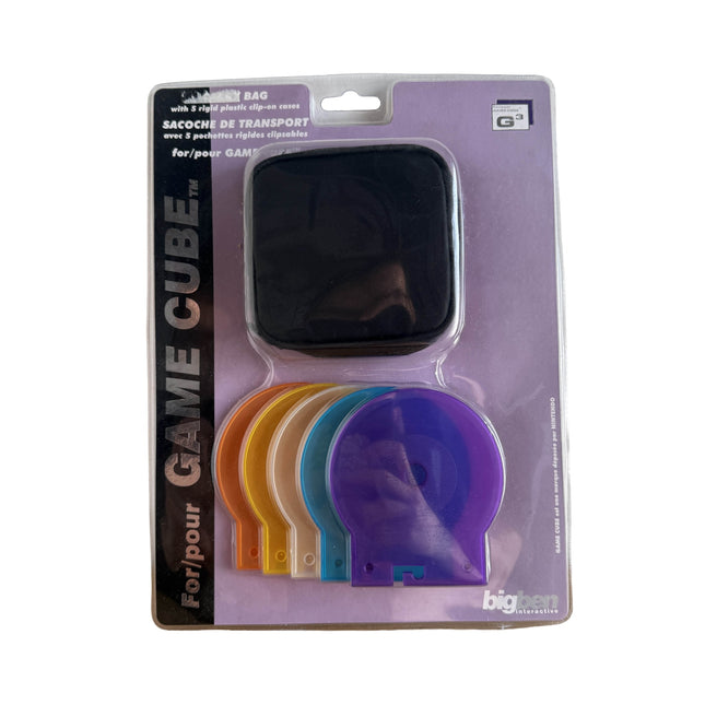 Sacoche de rangement Bigben avec 5 boîtiers pour jeux Nintendo Gamecube – photo 7542