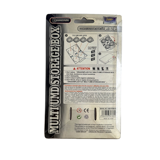Boîtier DragonPlus Multi UMD Storage Box Playstation PSP – photo 7567