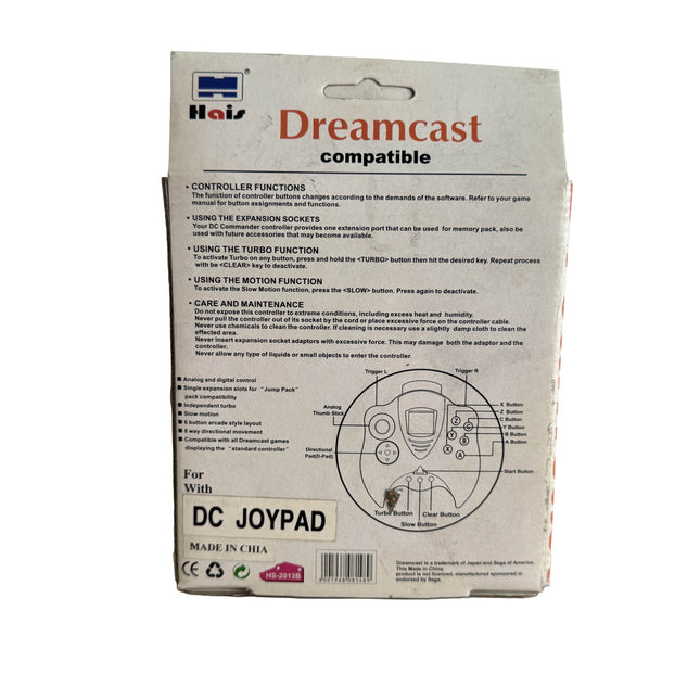 Manette Hais DC Joypad transparente Sega Dreamcast en boîte – photo 7577