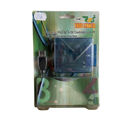 Adaptateur EMS Trio Linker manettes Playstation 2 Gamecube Dreamcast vers PC – photo 7580