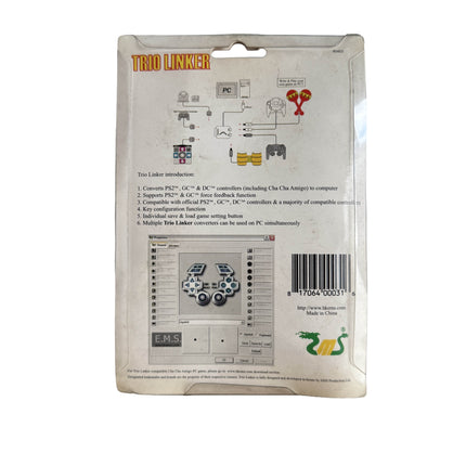 Adaptateur EMS Trio Linker manettes Playstation 2 Gamecube Dreamcast vers PC – photo 7581