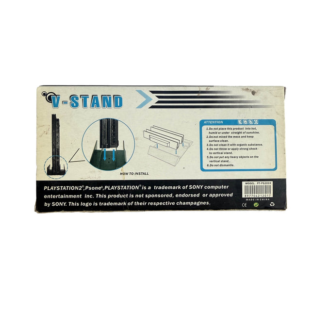 Adaptateur V-Stand pour support vertical Playstation 2 Slim en boîte – photo 7587