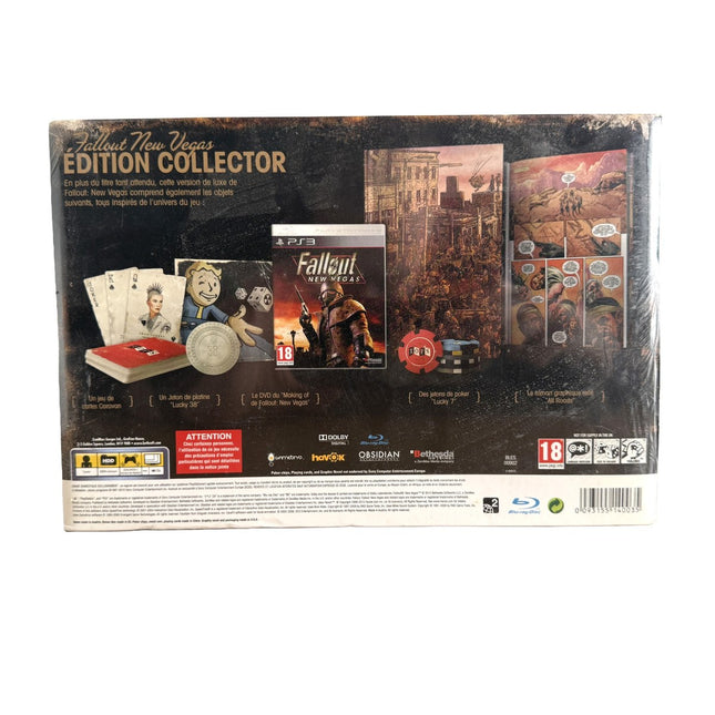 Fallout New Vegas Collector PS3 — coffret neuf scellé, détails de l’emballage