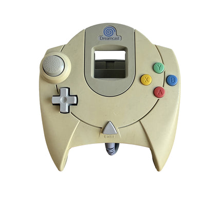 Manette officielle Sega Dreamcast blanche (Jaunie), vue principale