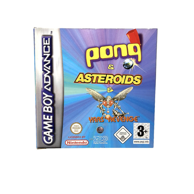 Pong & Asteroids & Yars’ Revenge Nintendo Game Boy Advance — photo 1 de l’exemplaire vendu