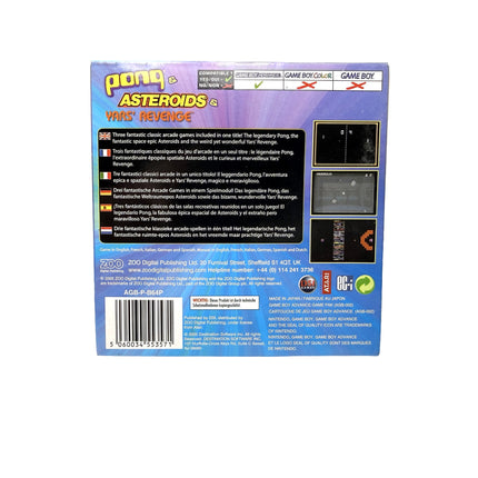 Pong & Asteroids & Yars’ Revenge Nintendo Game Boy Advance — photo 2 de l’exemplaire vendu
