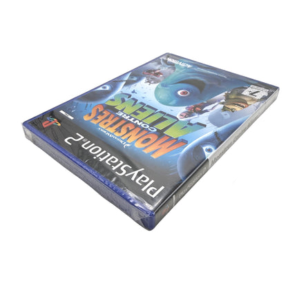 Monstres contre Aliens PS2 neuf sous blister — détail de l’emballage 2