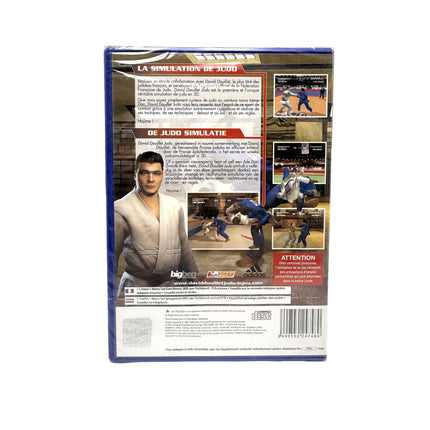 David Douillet Judo PS2 neuf sous blister — dos de la boîte