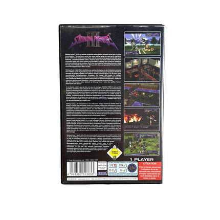 Shining Force III Sega Saturn PAL complet, photo 2