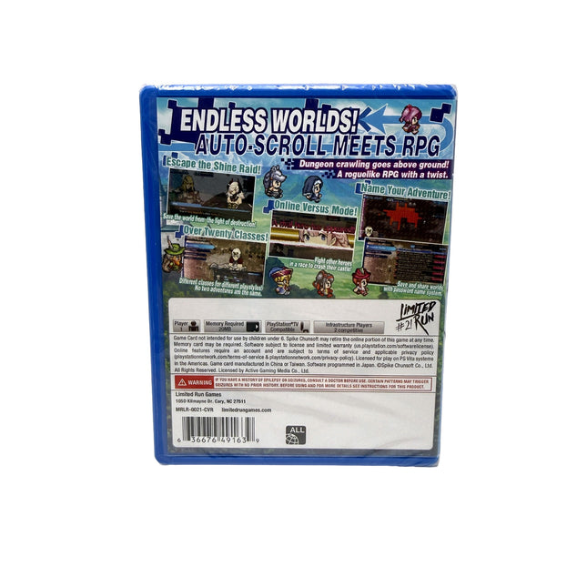 Mystery Chronicle One Way Heroics Limited Run #21 Playstation PS Vita (Neuf sous blister), photo 2 de l’exemplaire vendu