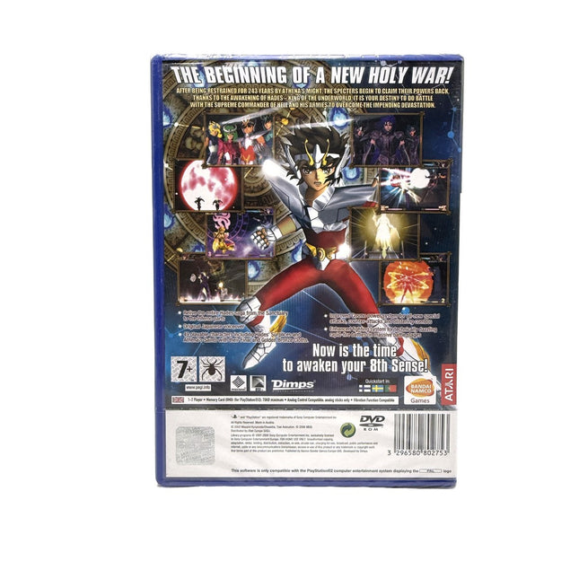 Saint Seiya The Hades Playstation 2 neuf sous blister – dos