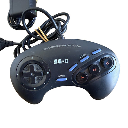 Console Sega Mega Drive II avec Sonic Spinball : vue détaillée de l’exemplaire