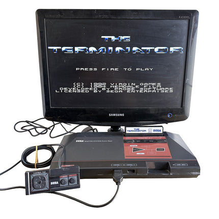 Console Sega Master System I avec The Terminator : démonstration de fonctionnement, écran non inclus
