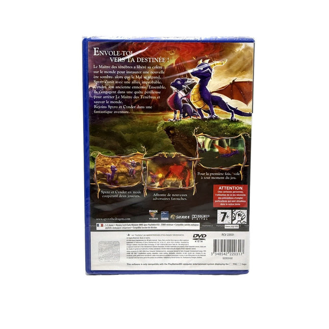 La Légende de Spyro Naissance d’un Dragon Playstation 2 neuf sous blister – dos