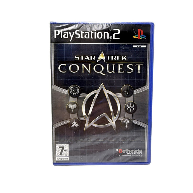 Star Trek Conquest Playstation 2 neuf sous blister – face avant