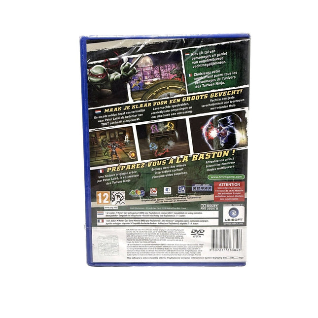Teenage Mutant Ninja Turtles Smash-Up Playstation 2 neuf sous blister - dos