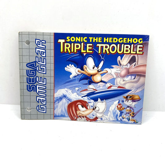 Notice Sonic The Hedgehog Triple Trouble Sega Game Gear
