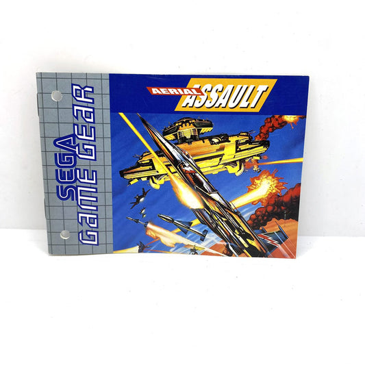 Notice Aerial Assault Sega Game Gear