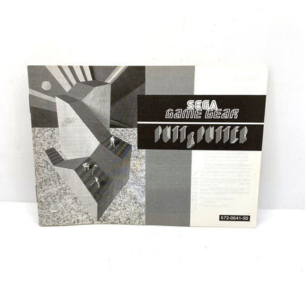 Notice Putt & Putter Sega Game Gear
