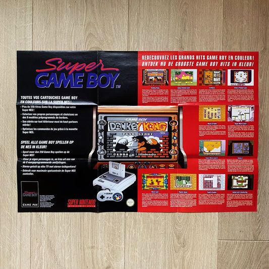Poster Super Game Boy Super Nintendo