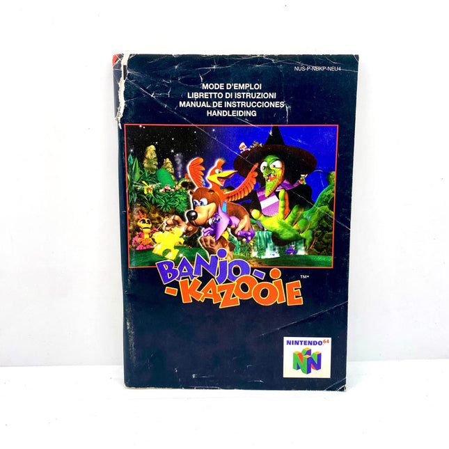 Notice Banjo Kazooie Nintendo 64