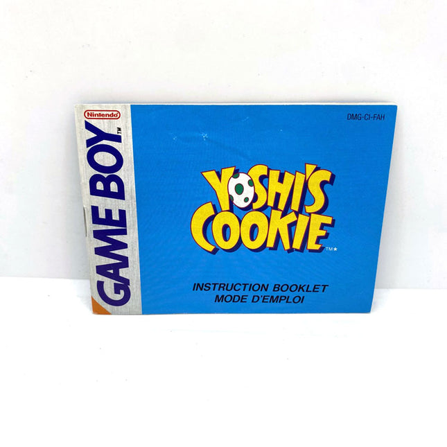 Notice Yoshi's Cookie Nintendo Game Boy 