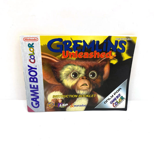 Notice Gremlins Unleashed Nintendo Game Boy Color