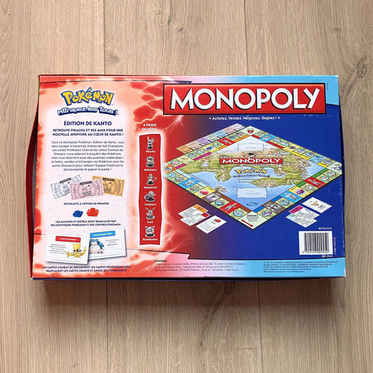 Monopoly Pokemon Edition de Kanto 