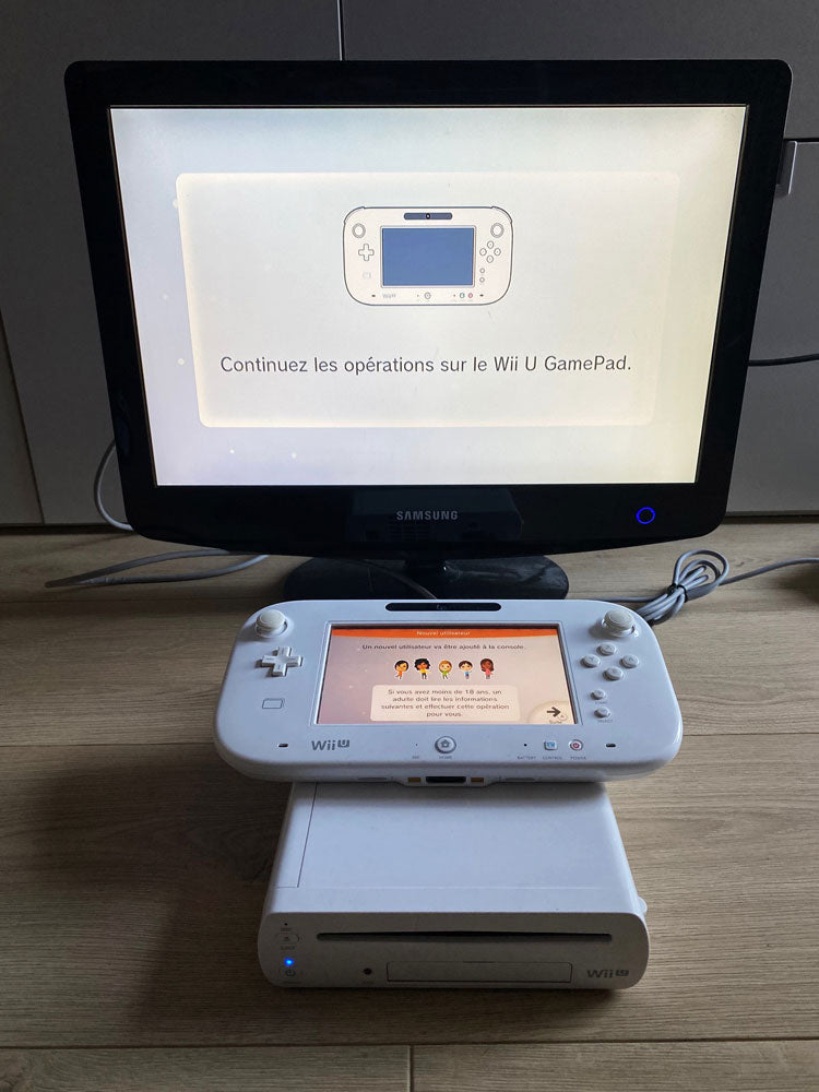 Console Nintendo Wii U White Super Smash Bros Basic Pack 8 Go