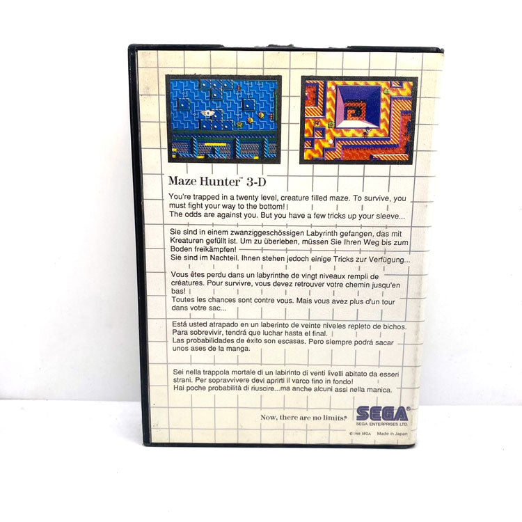 Maze Hunter 3-D Sega Master System