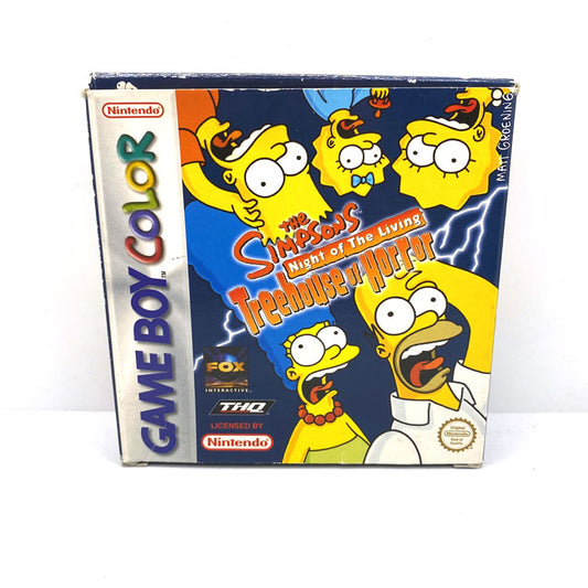 The Simpsons Night of the Living Treehouse Horror Nintendo Game Boy Color