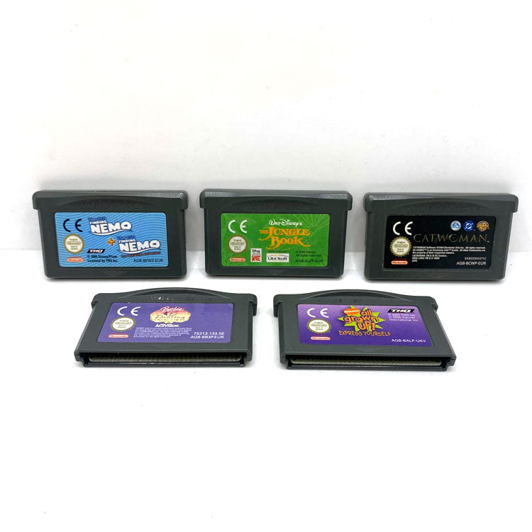 Lot de 5 jeux Nintendo Game Boy Advance