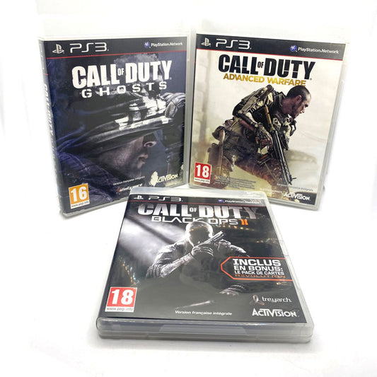 Lot de 3 jeux Call Of Duty Playstation 3