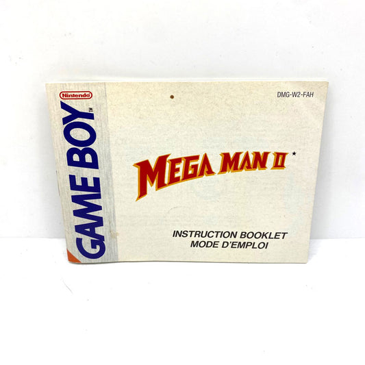 Notice Mega Man II Nintendo Game Boy
